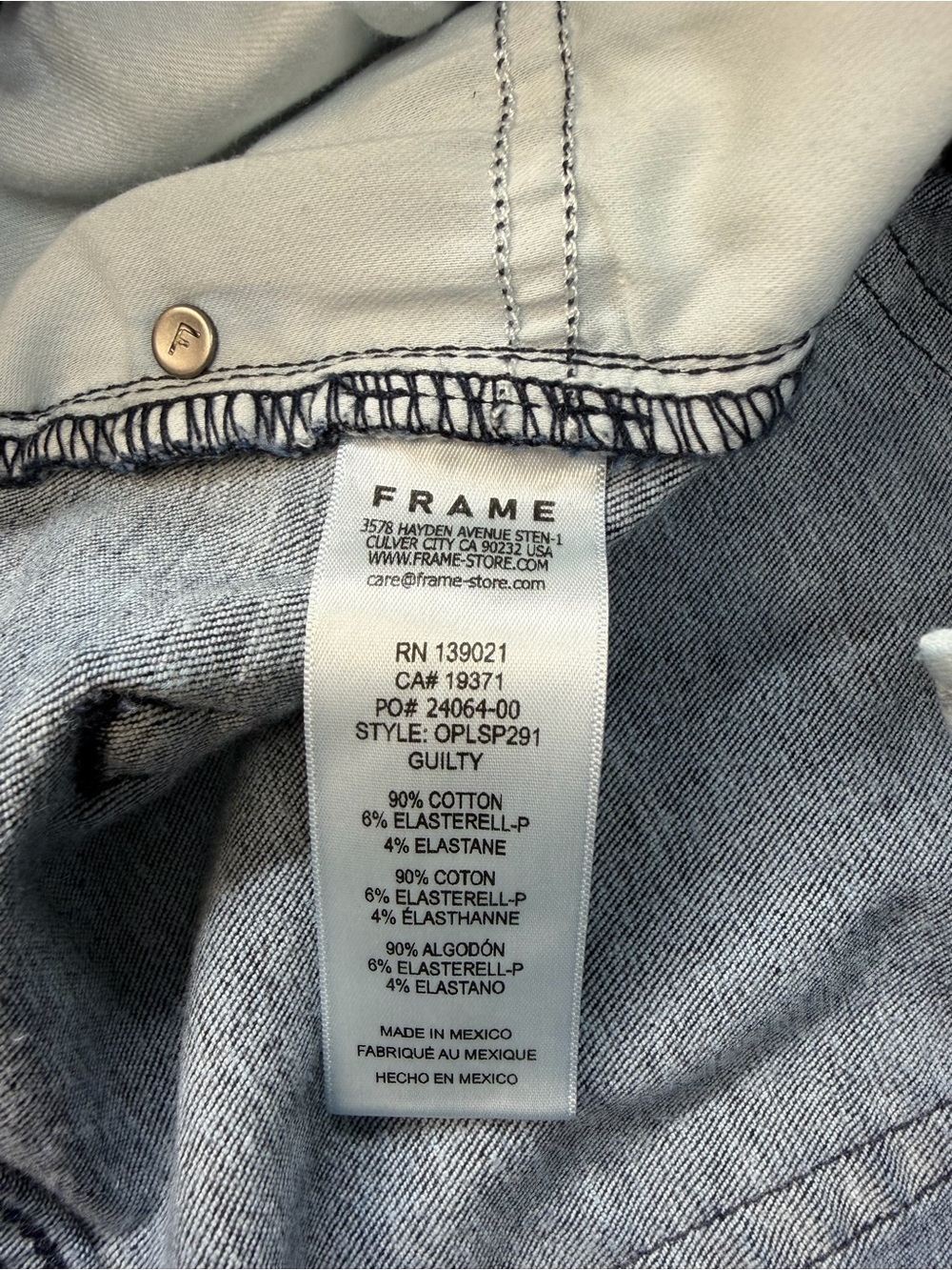 Frame Denim Indigo Wide-Leg Jeans - Picture 12 of 12